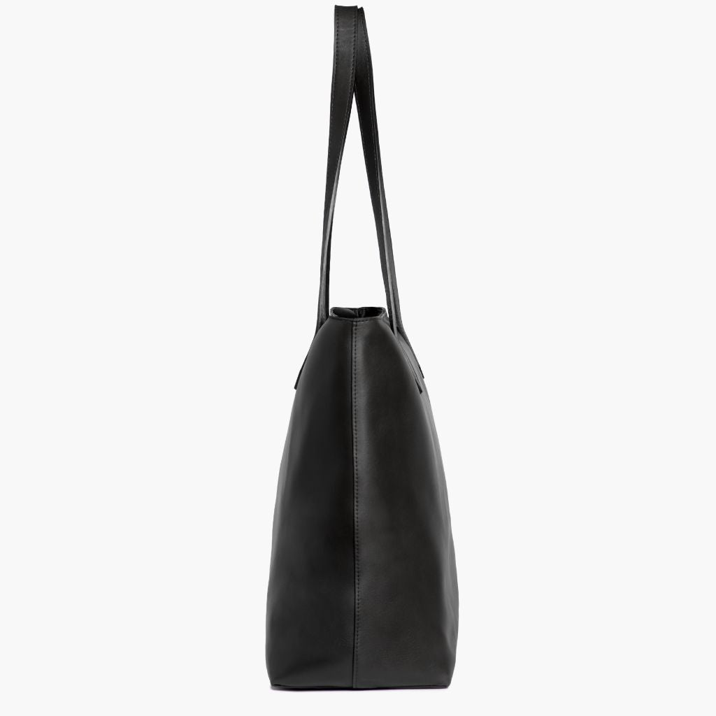トートバッグ BLACK LEATHER TOTES Amazon.com: OpNelDum Black Tote Bag, Large Women's Satchel