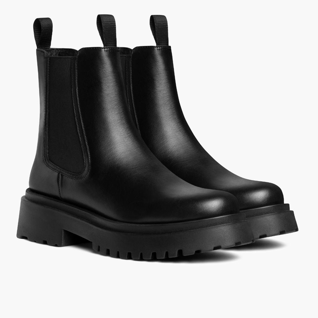 Women’s Legend Platform Chelsea Boot In Black Leather - Thursday