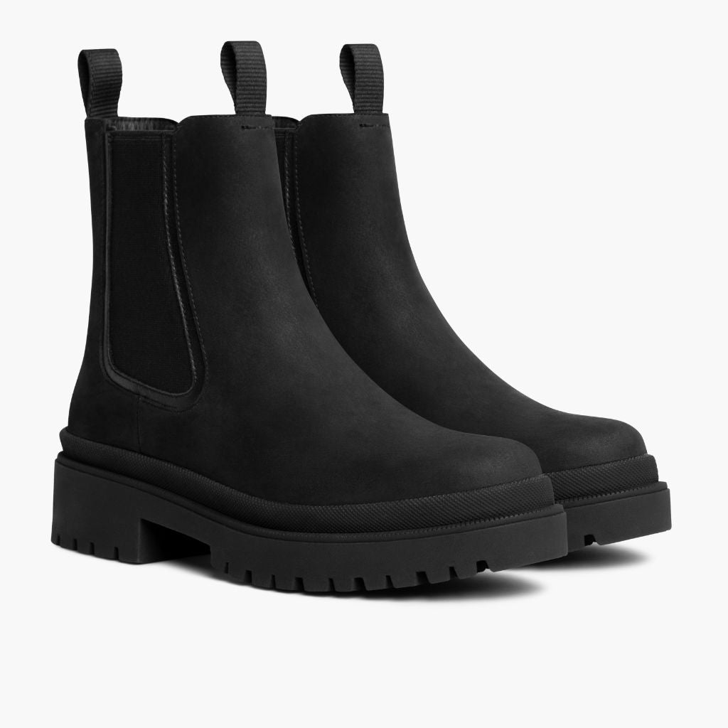 Women's Legend Platform Chelsea Boot In Black Matte Thursday