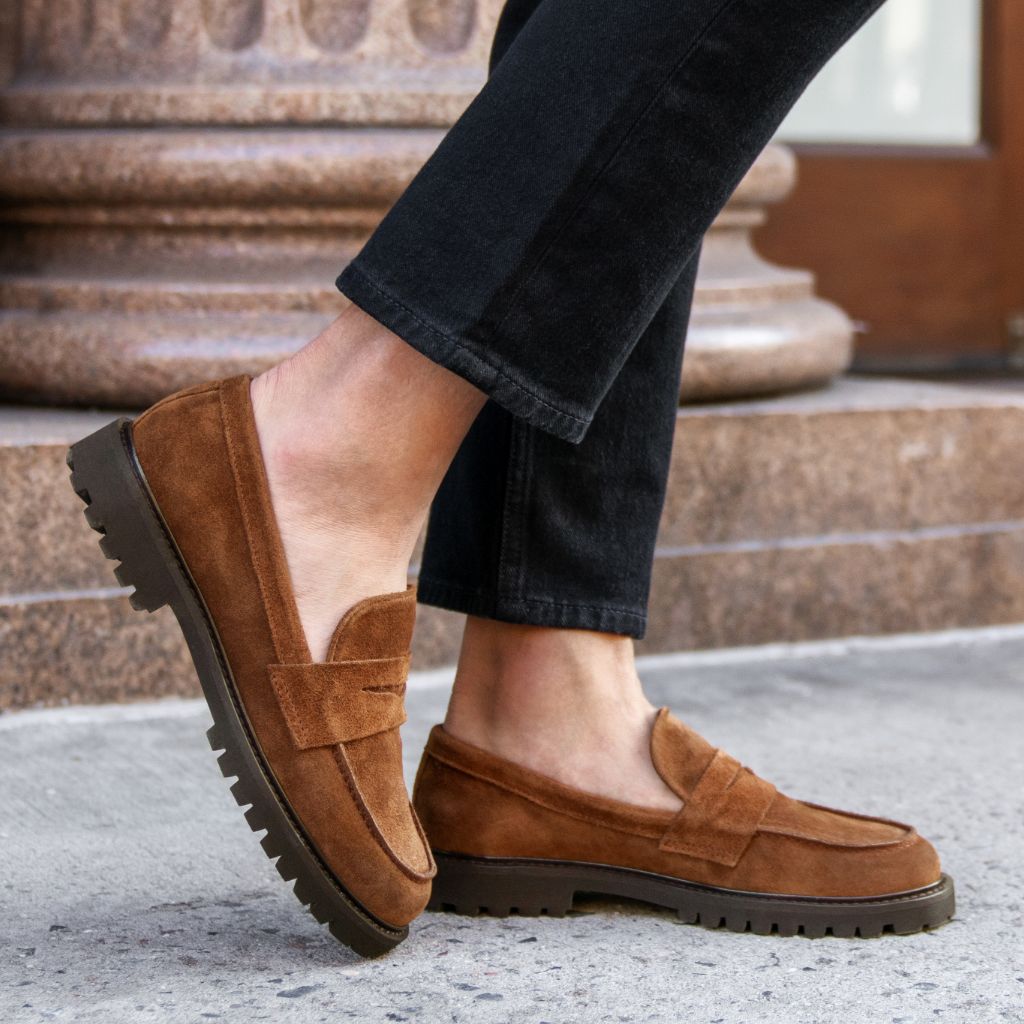 Suede Loafers Womens Slip On Loafer Shoes Suede Loafers Moccasin