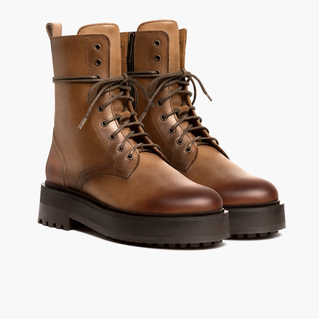 New outlet Massimo Dutti Combat Boots