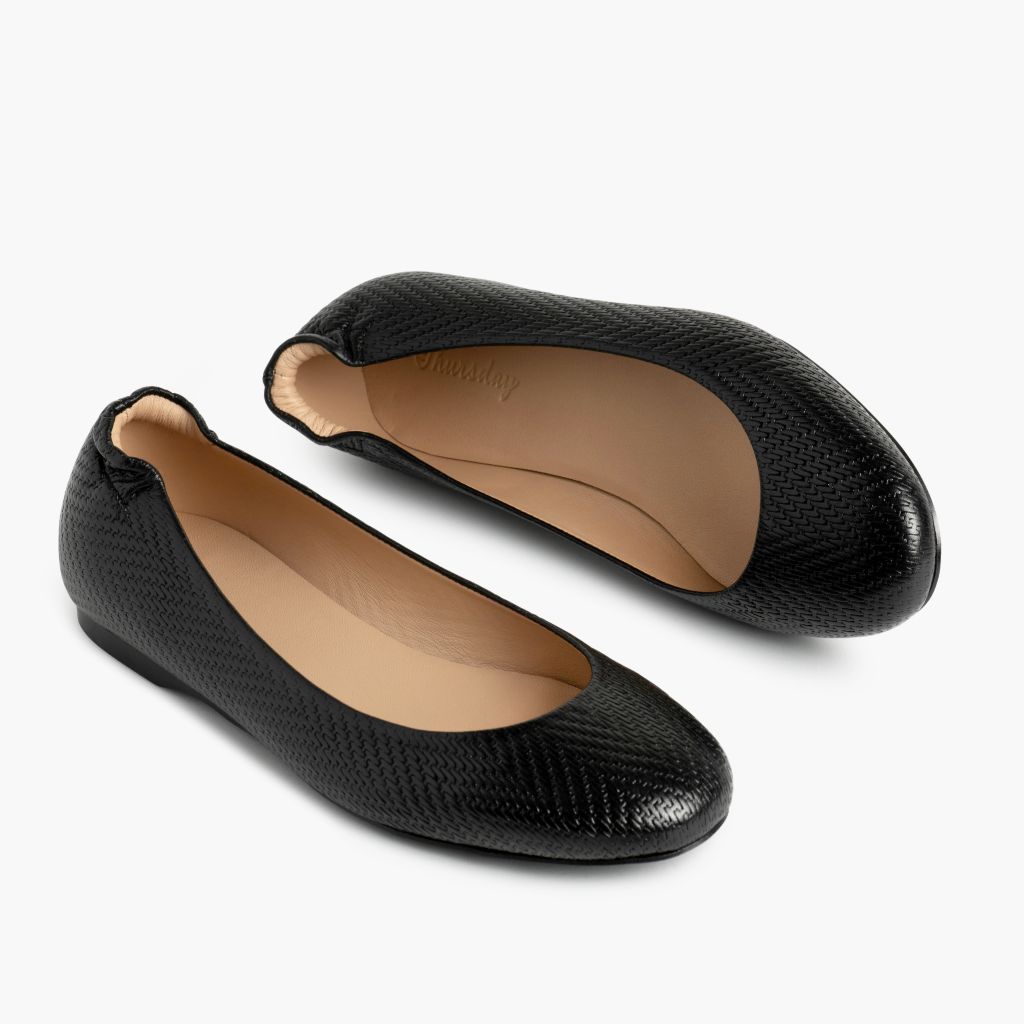 14 Leather Ballet Flats That Are Ruched, Scrunched, and Pleated