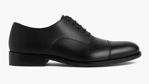 Men's Chairman Dress Shoe In Black Leather - Thursday Boot Co.