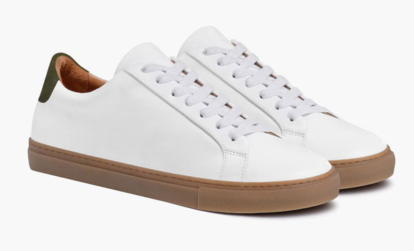 SG Classic Sneaker - White + Gum – Southern Gents