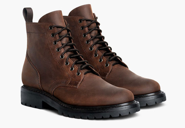 Men's Hero Lace-Up Boot In Brown 'Arizona Adobe' Leather - Thursday