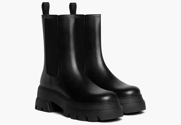 Women's Reign Chunky Outsole Chelsea Boot In Black - Thursday Boots