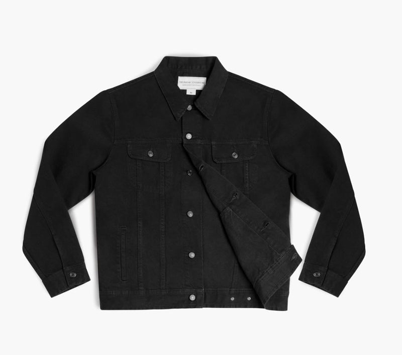 Buy Urbano Fashion Men Black Slim Fit Washed Sleeveless Denim Jacket online