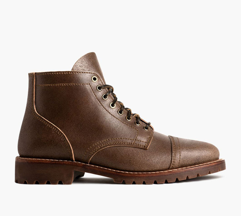 Men's Vanguard Lace-Up Boot In Natural Roughout Leather - Thursday