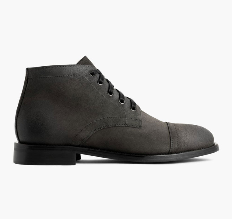 Men's Cadet Lace-Up Boot In Shadow Grey Suede - Thursday