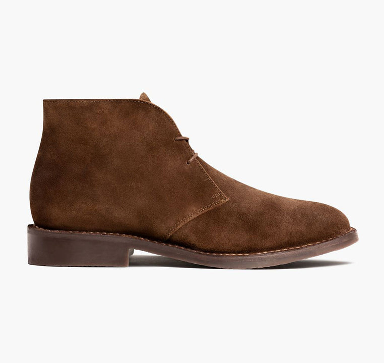Men's Scout Chukka Boot In Brown 'Cinnamon' Suede - Thursday