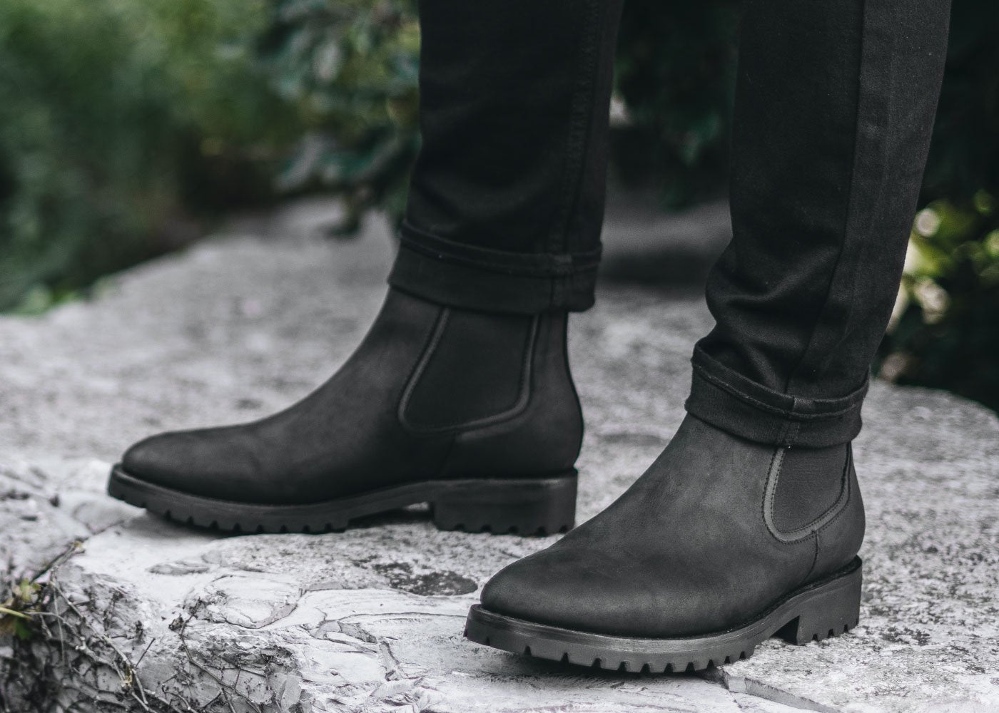 Men's Legend Chelsea Boot in Black Matte Leather by Thursday Boot Company