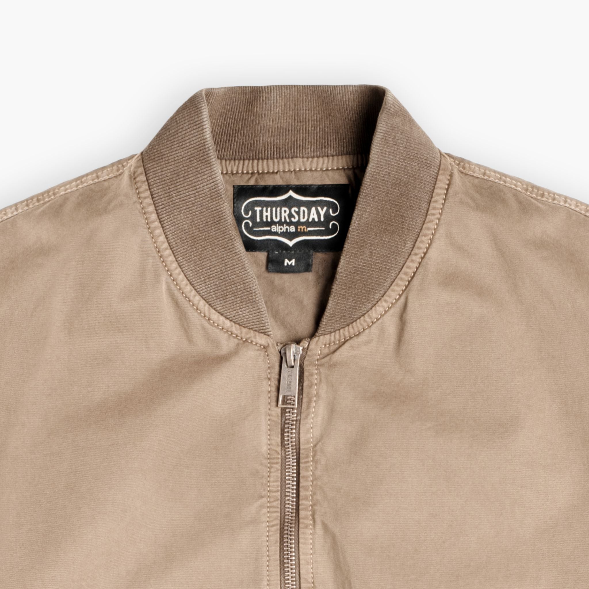 Men's Bomber Jacket In Taupe - Thursday