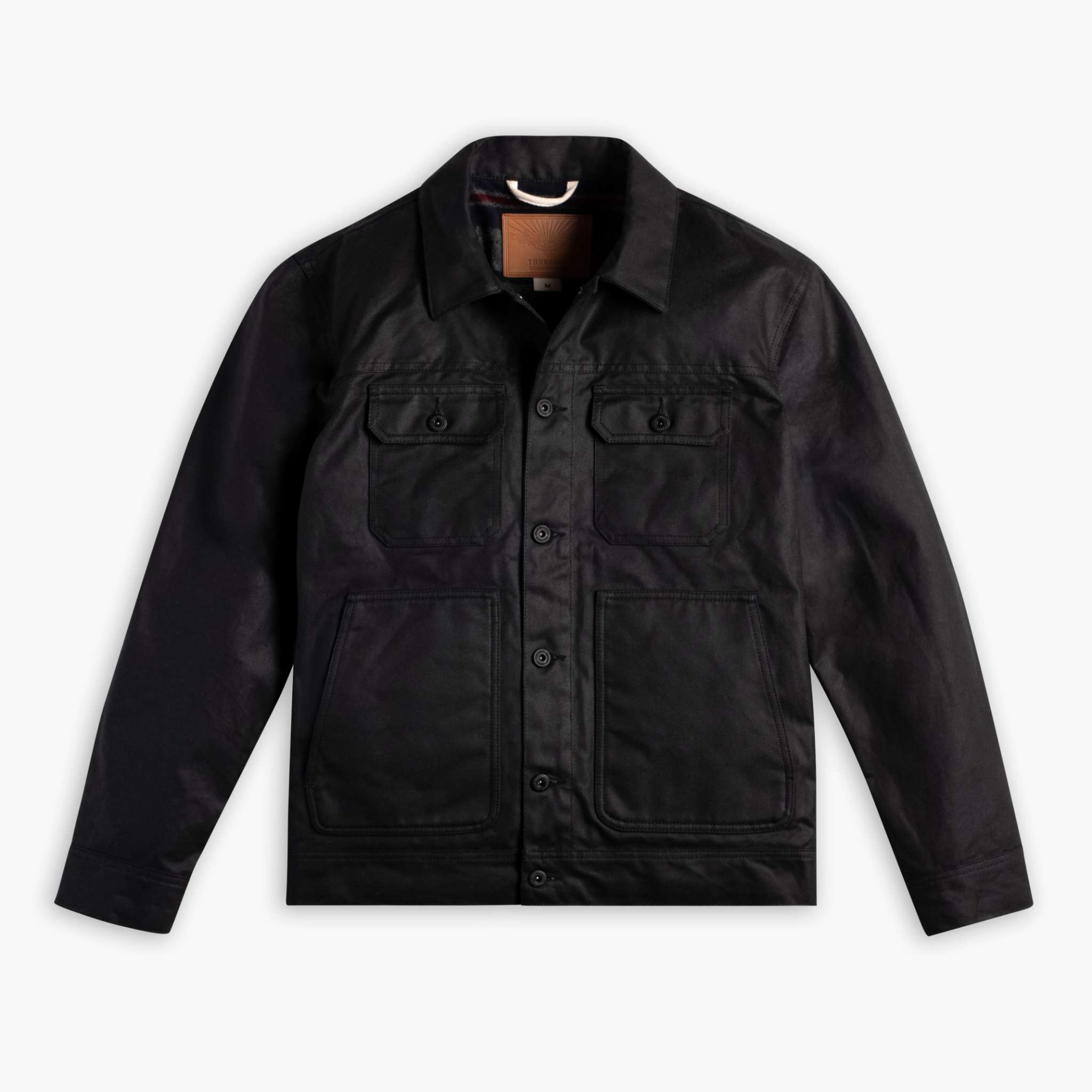 MLVINCE WAX TRUCKER JACKET – BLACK M