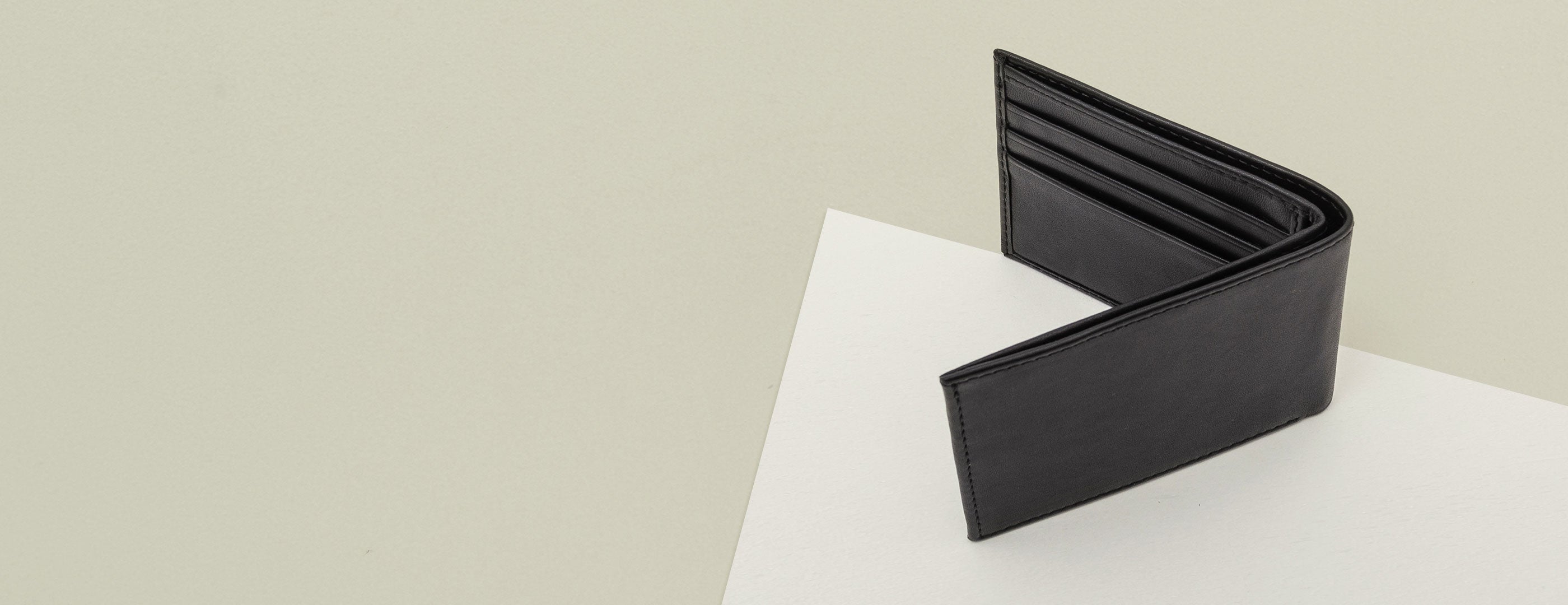 Black Line LMX Leather Bifold Wallet