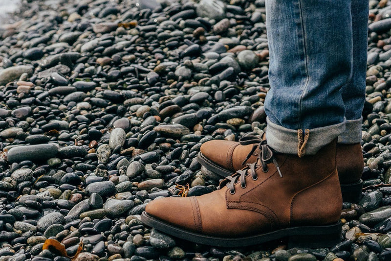 Men's Captain Lace-Up Boot In Terracotta - Thursday Boot Company