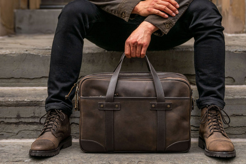 WildHorn Leather Messenger Bag for Men/Office Bag for Men I Padded Lap –  WILDHORN