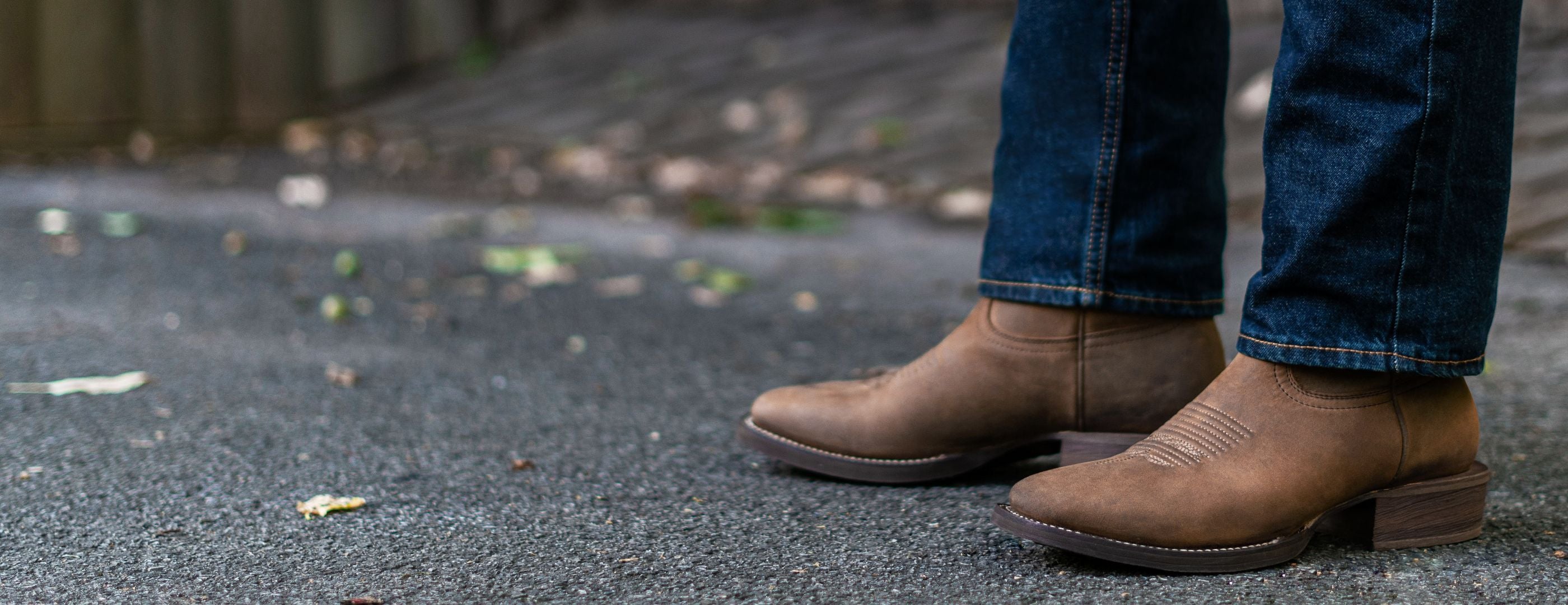 Men's Desperado Square Toe Cowboy Boot In Old Town - Thursday Boots