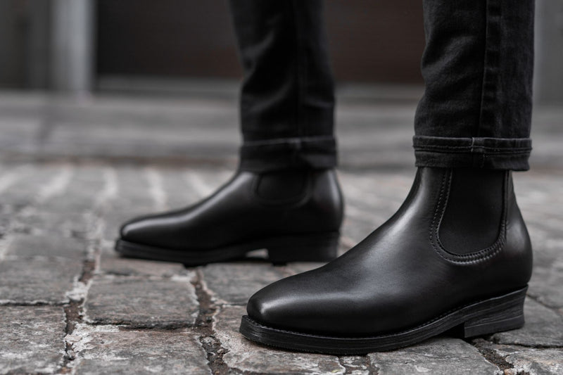 Men's Journeyman Boot In Black Leather - Thursday Men's Journeyman Boot In Black Leather - Thursday
