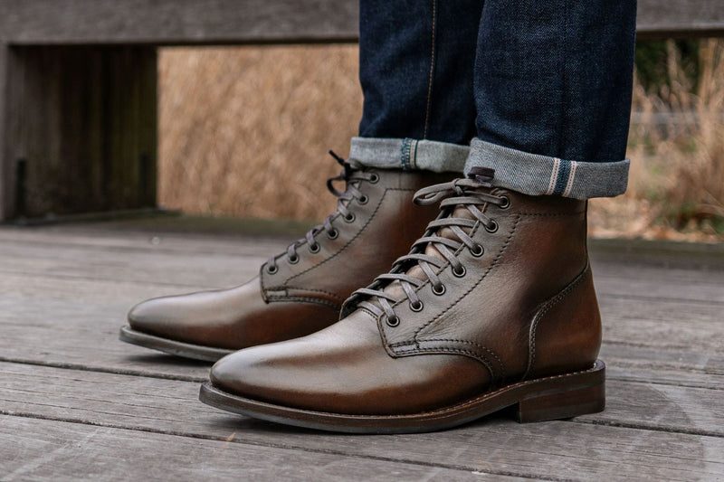 Men's President Lace-Up Boot in Anejo Leather - Thursday Boot Company