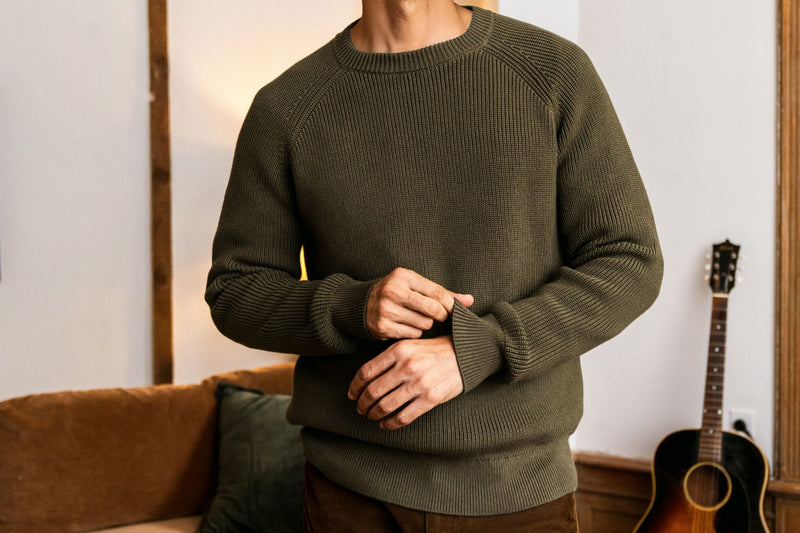 The Ribbed Crewneck