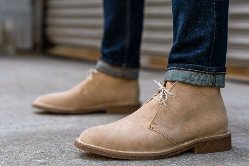 Men's Scout Chukka Boot In Tan 'Dune' Suede - Thursday Boot Company