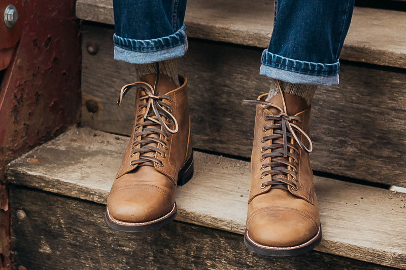 Men's Vanguard Lace-Up Boot In Burnt Copper - Thursday Boot Company