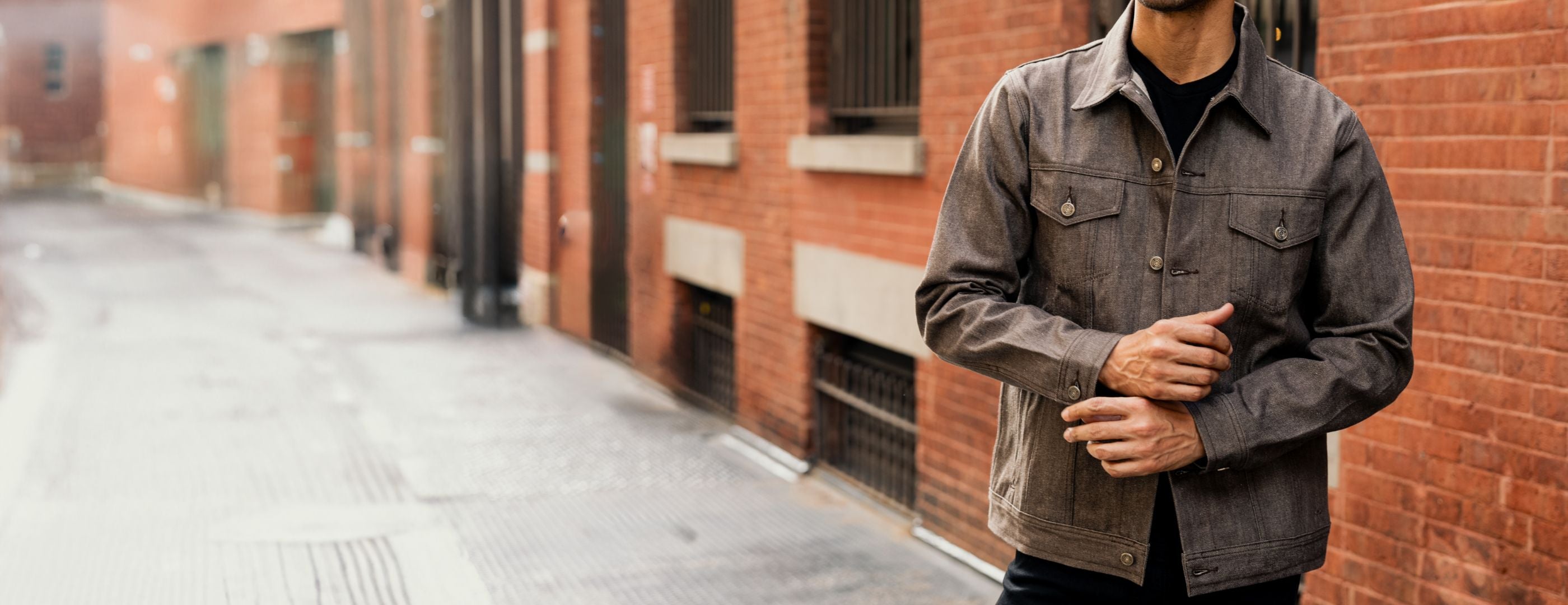 Trucker-Jacke aus Selvedge-Denim