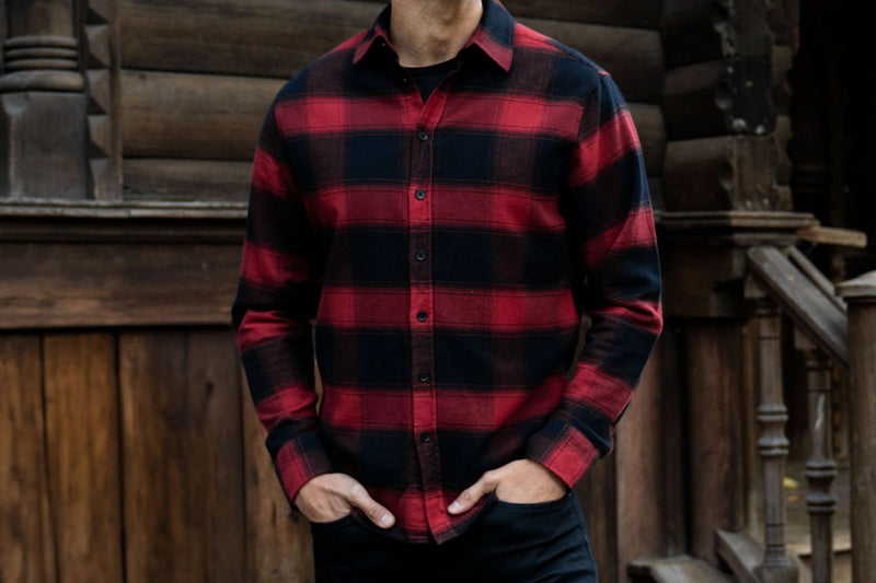 The Company Store Company Cotton Family Flannel Men's XX-Large Red