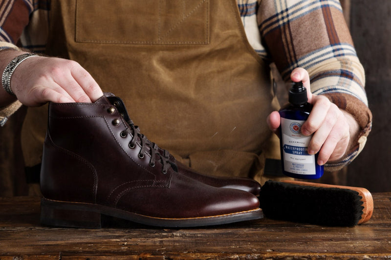 Leather Shoe Care Black Shoe And Water Repellent Spray For Shoes