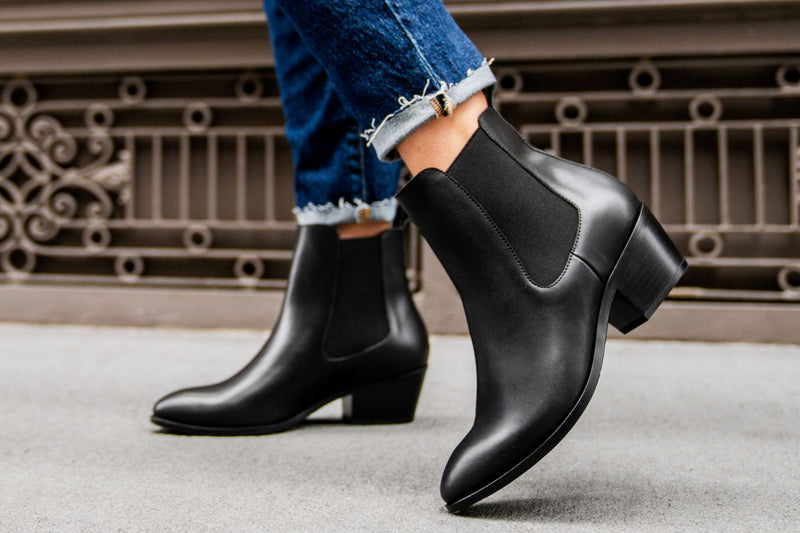 Thursday Boot Company Women's Black Leather Duchess Bootie Chelsea Size 8.5 Thursday Boot Company Women's Black Leather Duchess Bootie Chelsea Size 8.5