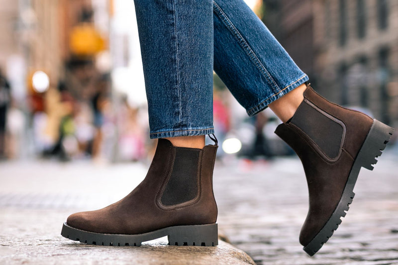 Women s Legend Chelsea Boot In Truffle Nubuck Thursday Boot Company