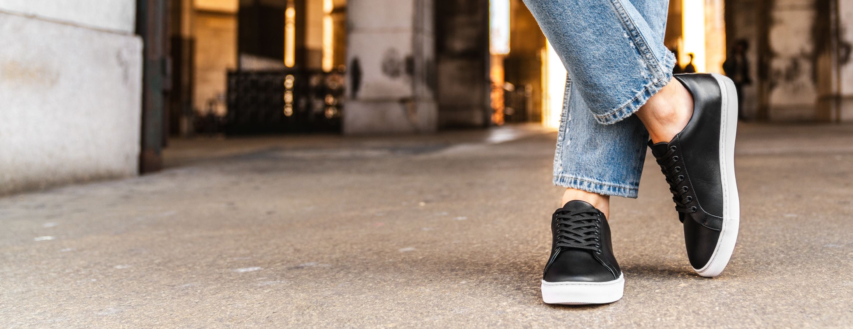 Women's Premier Low Top In Black Leather - Thursday Boot Company