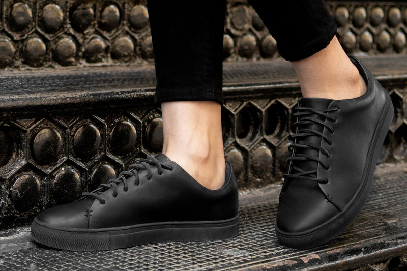 Women's Premier Low Top In Black Leather - Thursday Boot Company