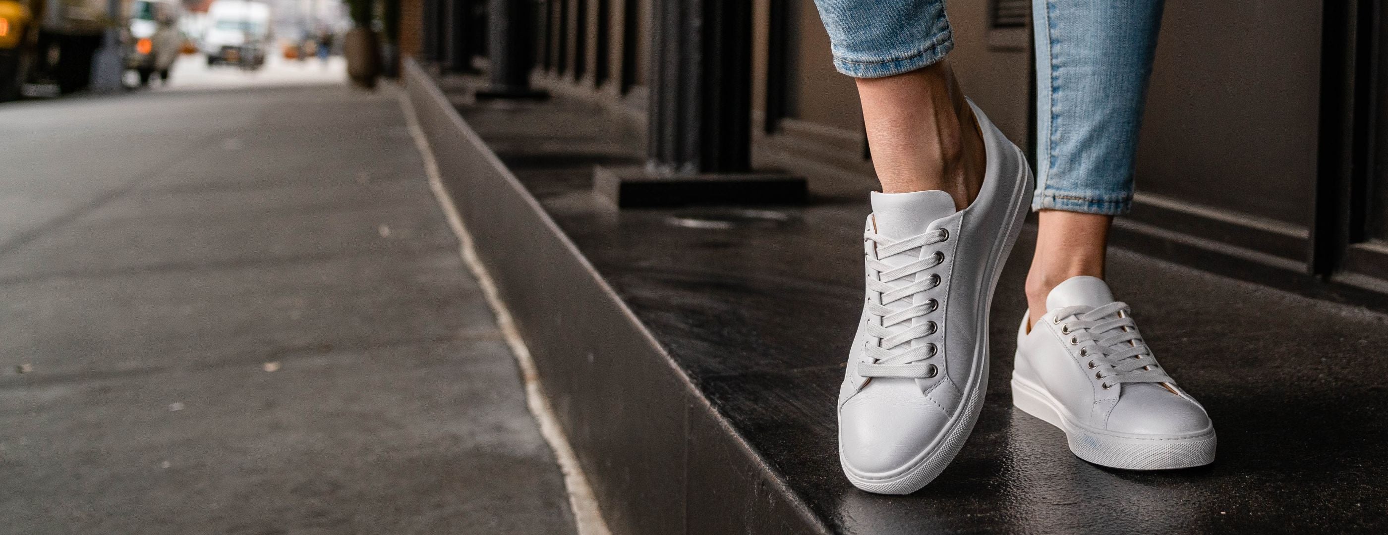 Women's Premier Low Top In White Leather - Thursday Boot Company
