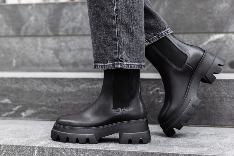 Chunky chelsea boots womens on sale