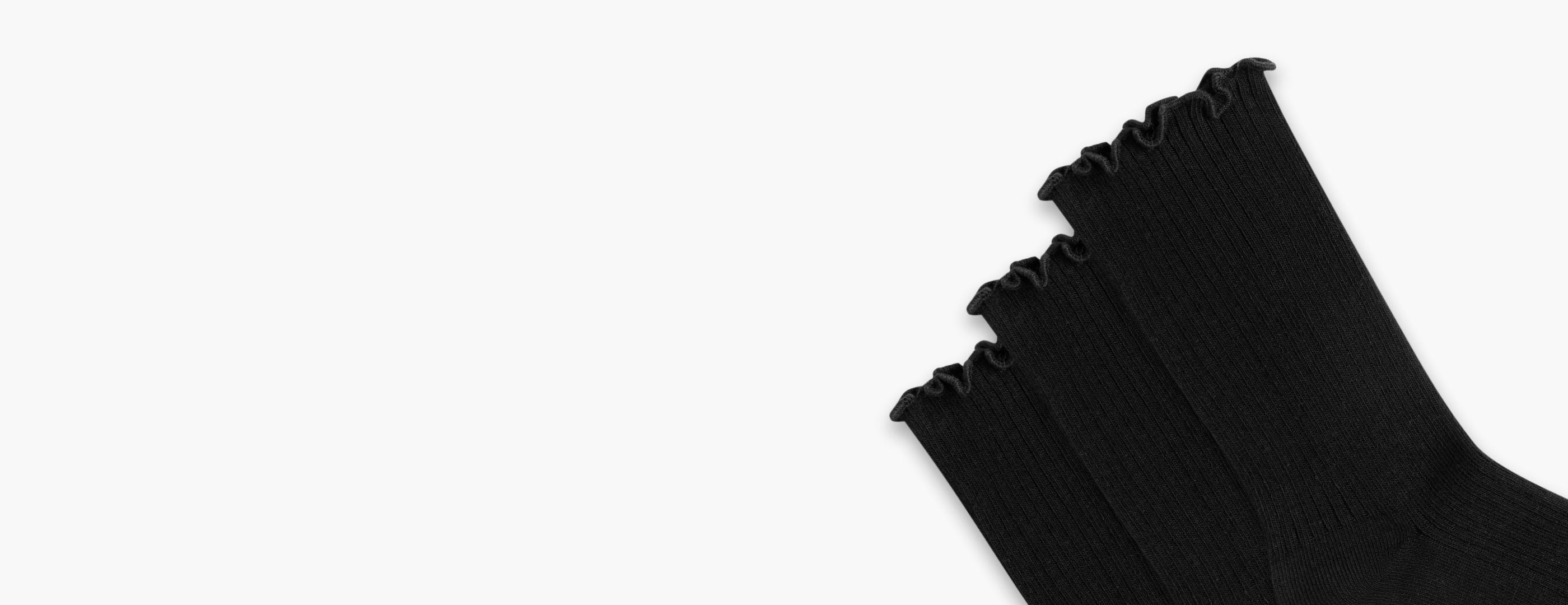 The Ruffle Rib Quarter Sock