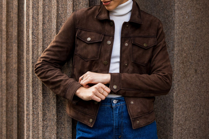Die Wildleder-Westernjacke