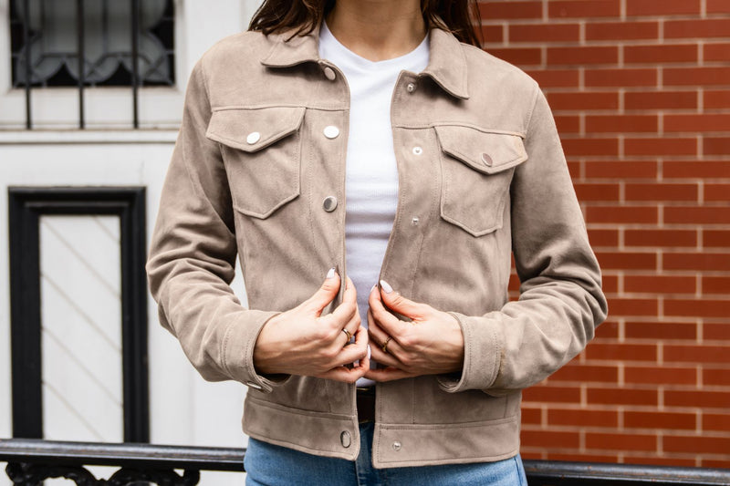 Die Wildleder-Westernjacke