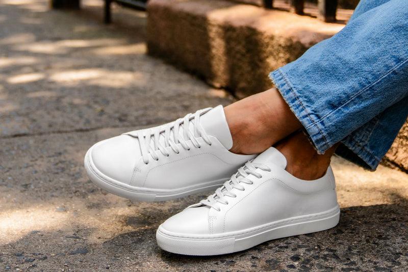 Women's Encore Low Top Sneaker In White Leather Thursday
