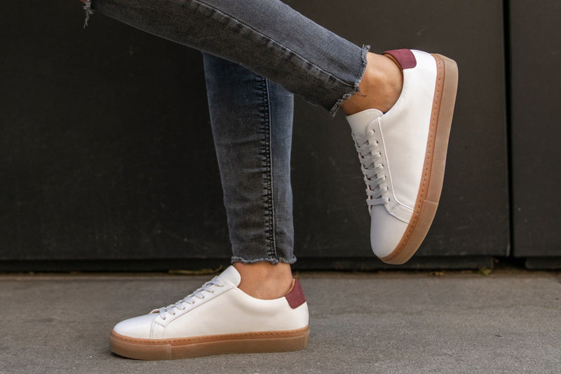 Truffle Collection gum sole sneakers in white | ASOS