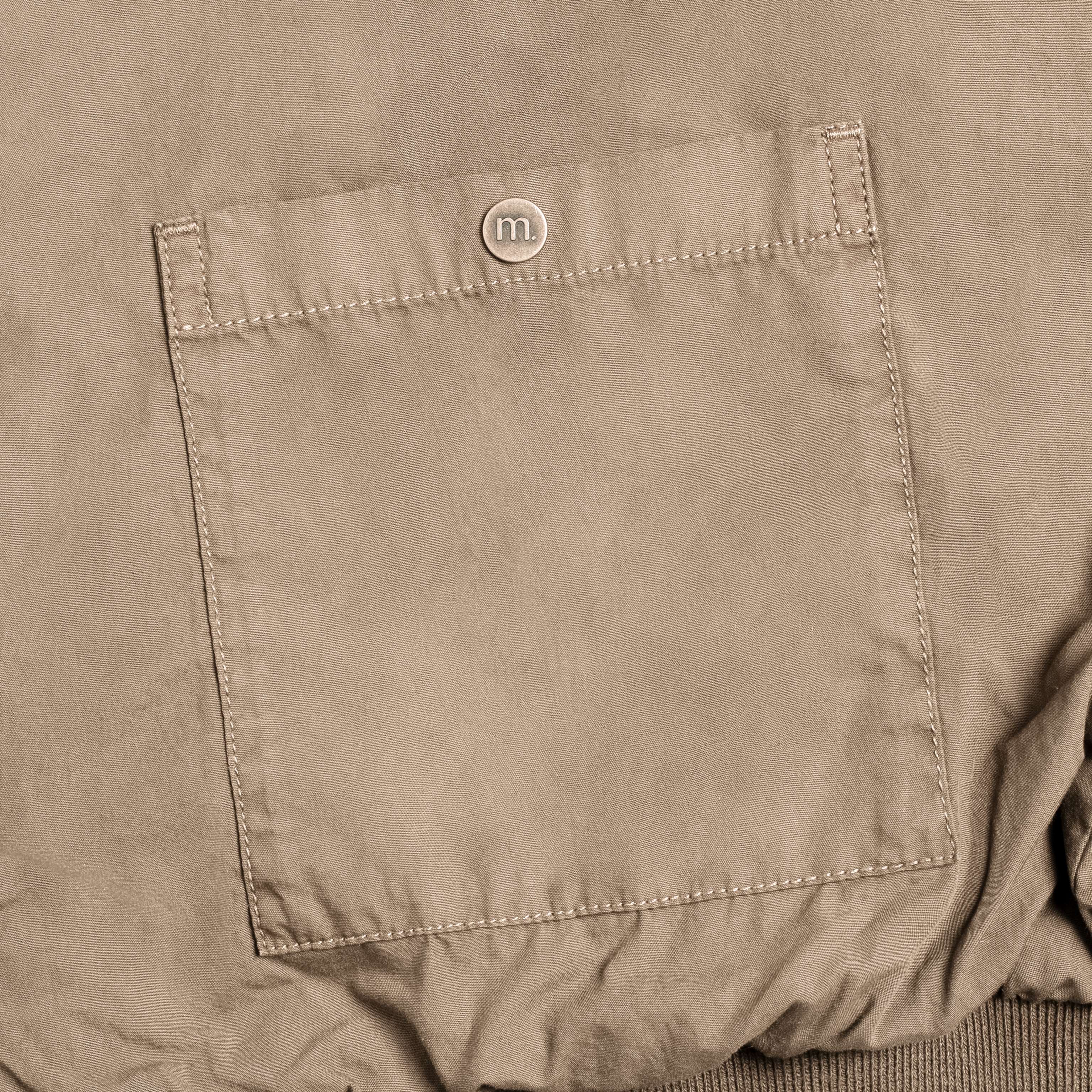 Men's Bomber Jacket In Taupe - Thursday
