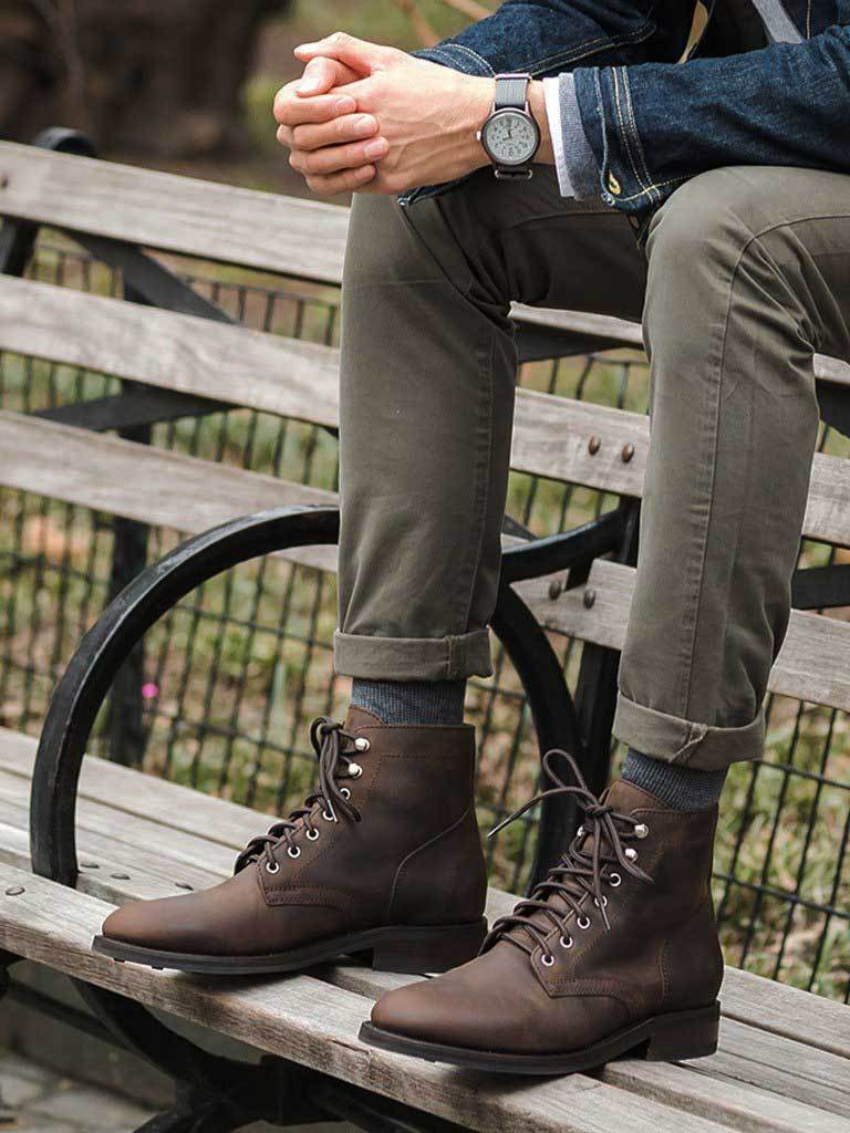 thursday president boot tobacco - Presidential . @brandonburkphotography #ThursdayBoots #President The Rugged Meet the Tobacco Cadet; a