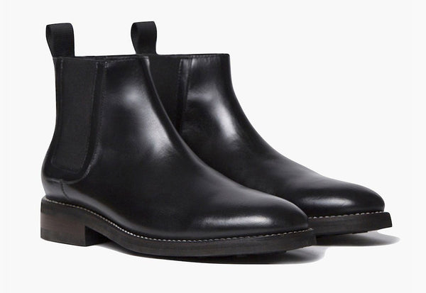 Duke Chelsea Boot In Black Leather - Thursday Boot Company