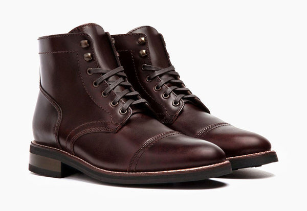 Men's Captain Lace-Up Boot In Brown Leather - Thursday Boot Company