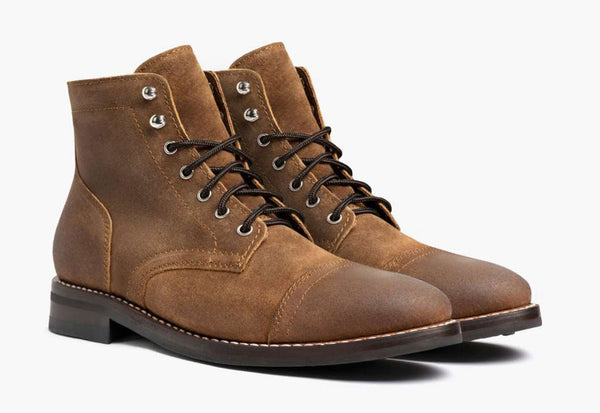 Men's President Lace-Up Boot In Tobacco - Thursday Boot Company