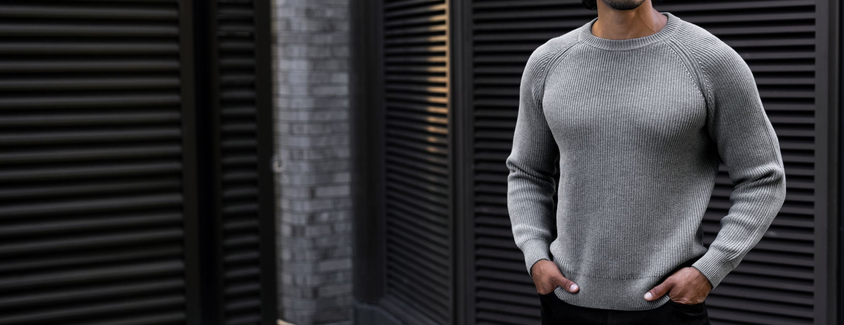 Ribbed Crewneck Sweater