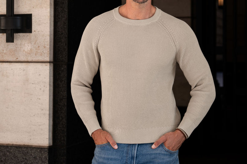 Ribbed Crewneck Sweater
