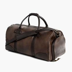 men's / unisex leather travel bag Thursday Boot Company Men's Anejo Leather Weekender Duffle Bag