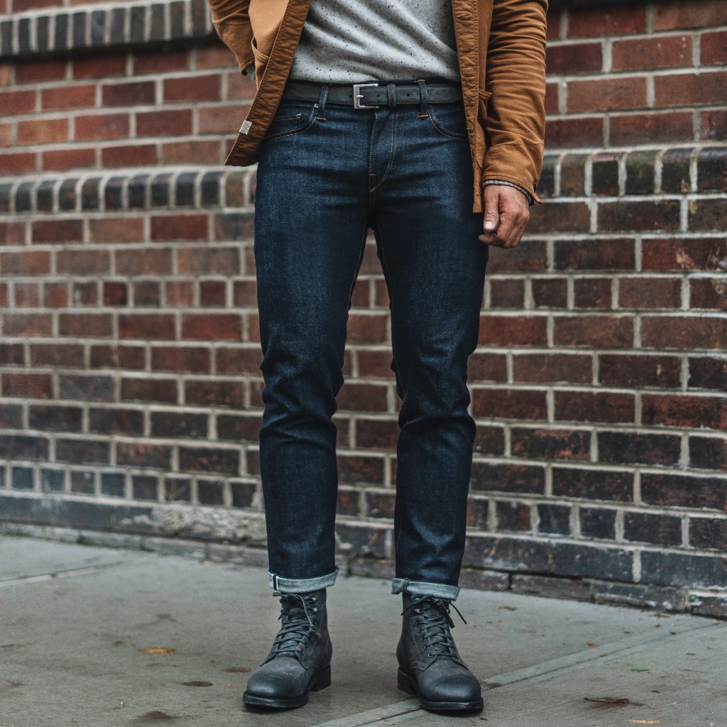 Men's Classic Leather Belt Shadow Grey - Main Image