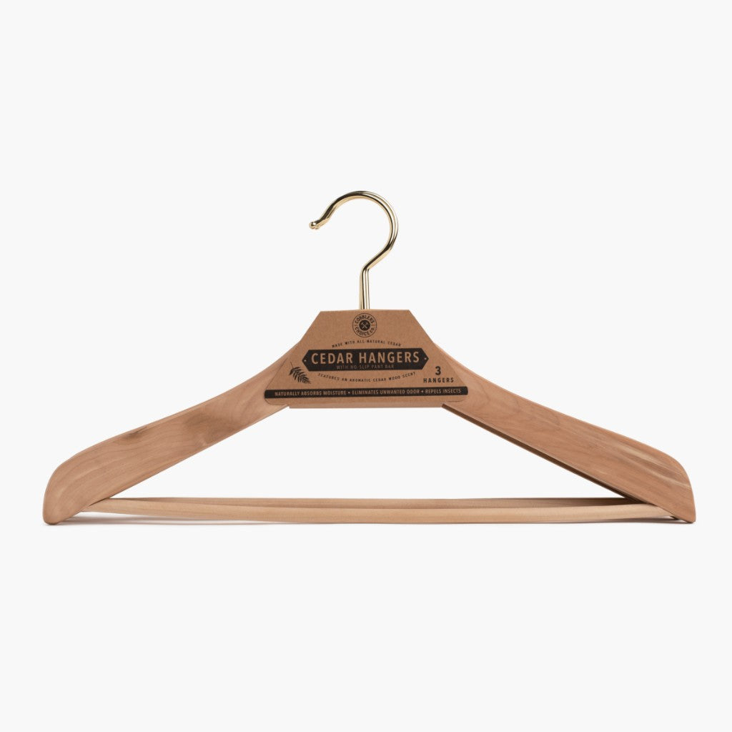 Cobbler's Choice Cedar Hangers - 3-Pack - Thursday